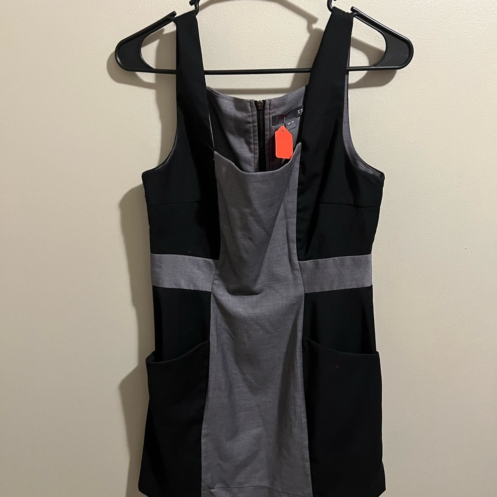 Short Black and Grey Dress